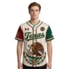 Texas Mexican Heritage 2026 Baseball Jersey 3 Texas Mexican Heritage 2026 Baseball Jersey