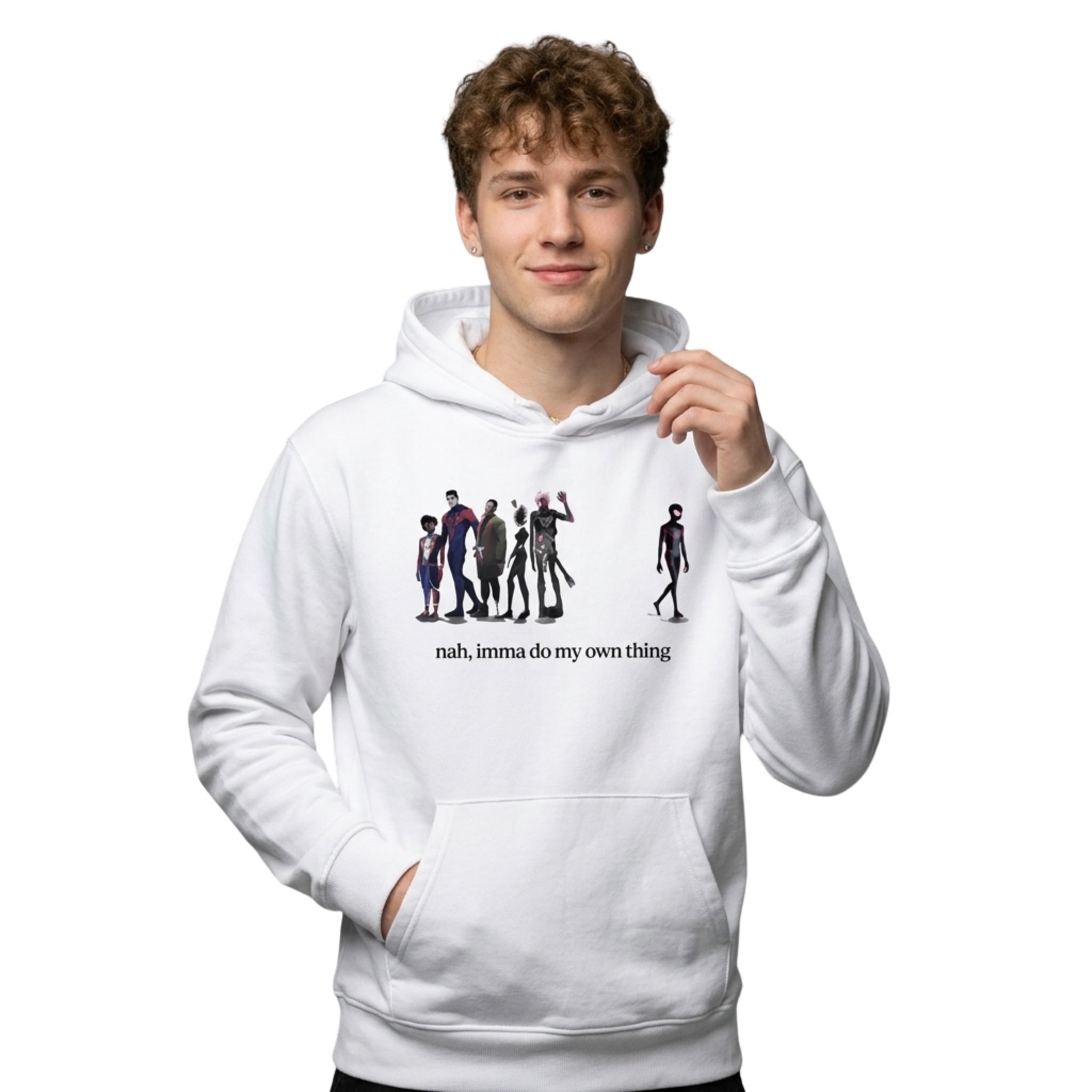 Tyrese Haliburton Across The Spider Verse Nah Imma Do My Own Thing Hoodie Tyrese Haliburton Across The Spider Verse Nah Imma Do My Own Thing Hoodie