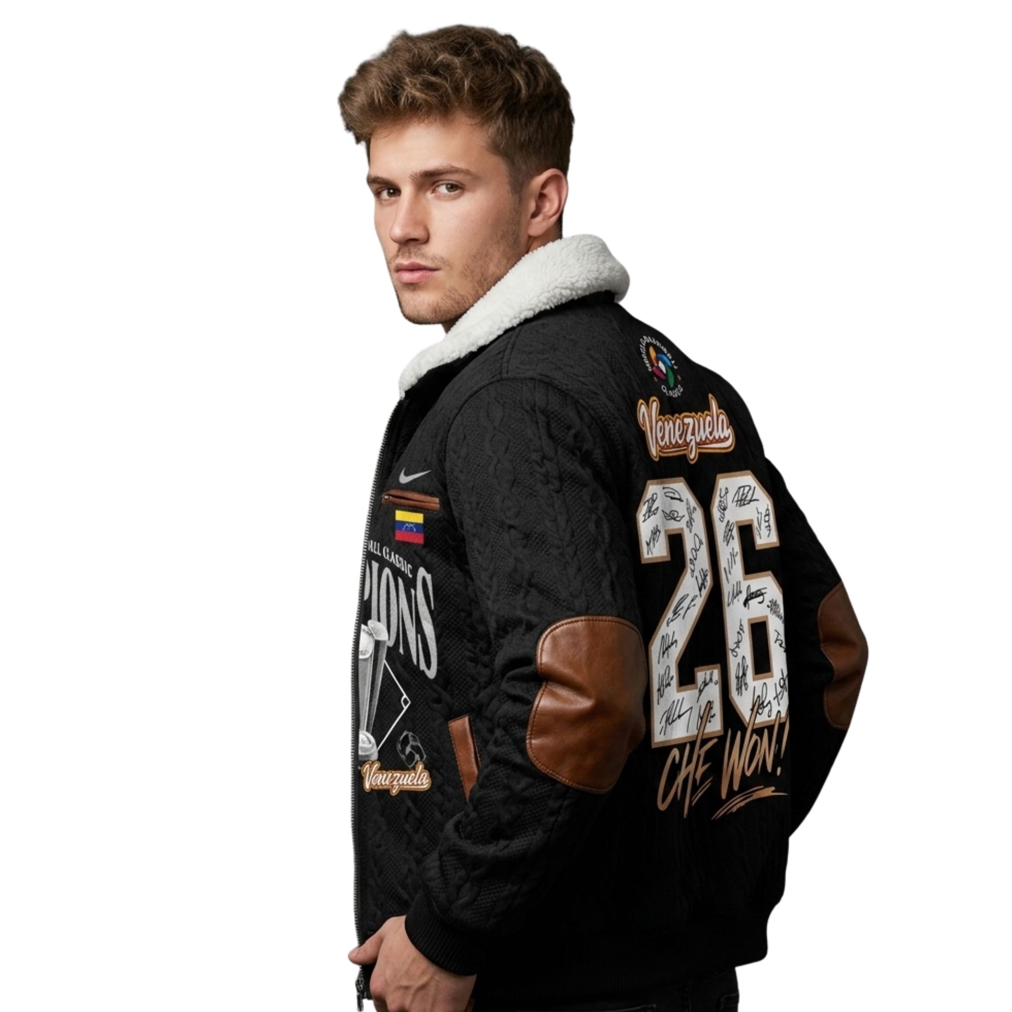 Venezuela World Baseball Classic 2026 Champions Fleece Jacket 2 Venezuela World Baseball Classic 2026 Champions Fleece Jacket 2