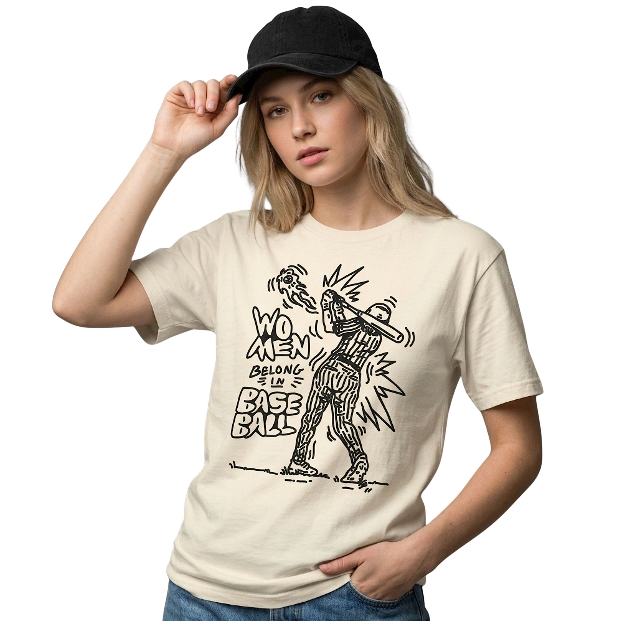 Women Belong in Baseball Shirt 2 Women Belong in Baseball Shirt 3