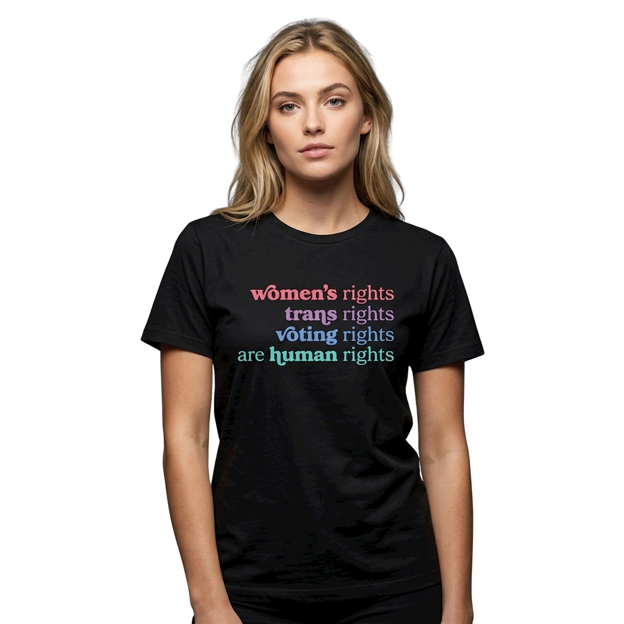 Womens Rights Trans Rights Voting Rights Are Human Rights Shirt Womens Rights Trans Rights Voting Rights Are Human Rights Shirt