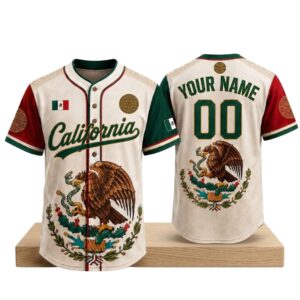California Mexican Heritage 2026 Baseball Jersey 2