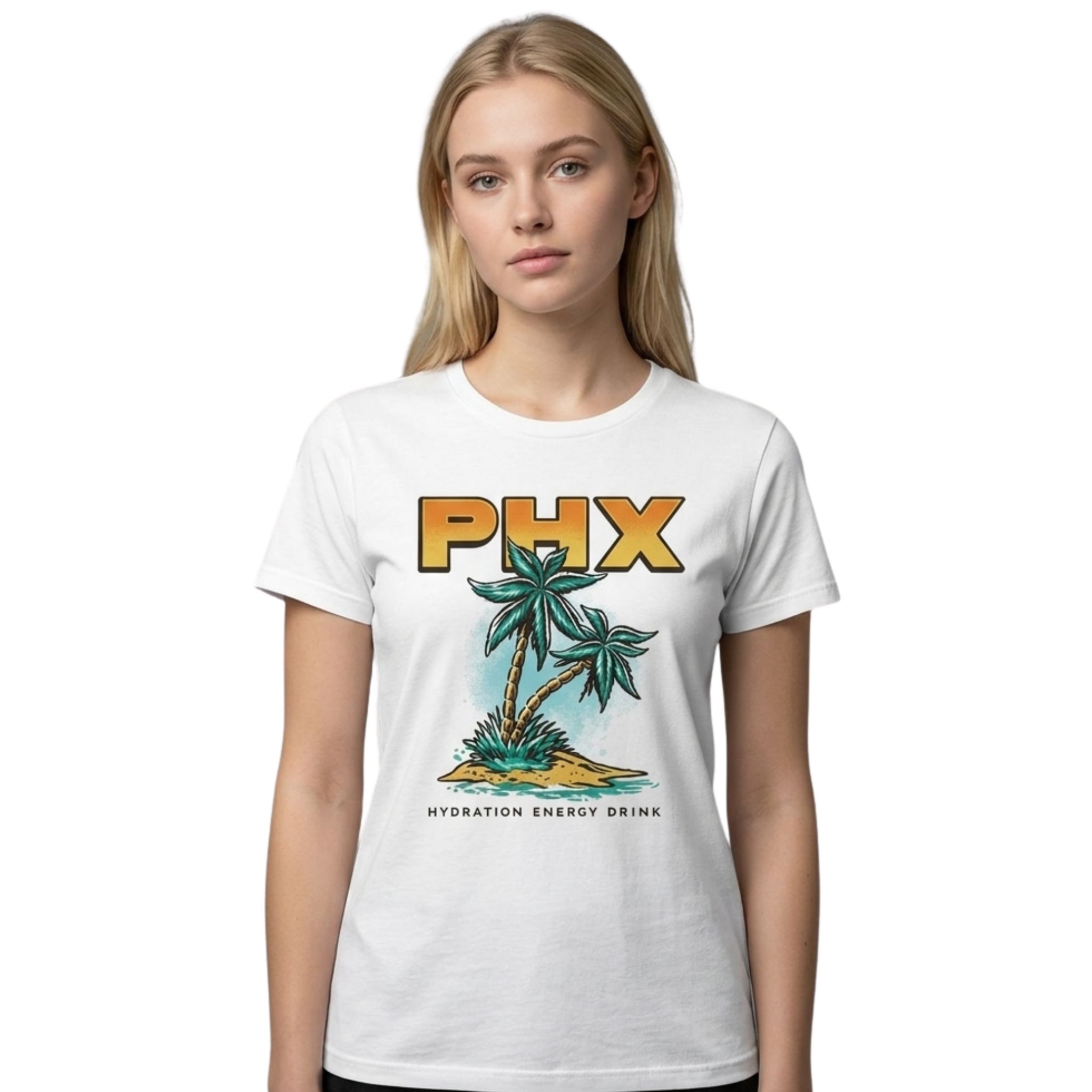 Phoenix Palm Tree Hydration Energy Drink Shirt