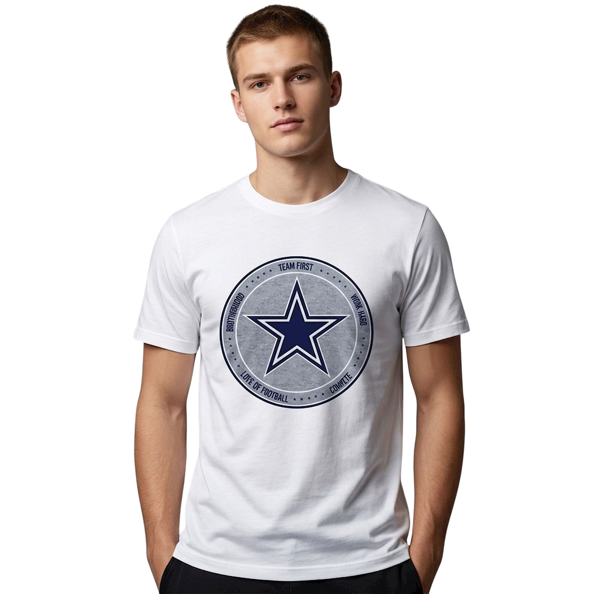l Dallas Cowboys Team First Star Heather Gray 2026 Shirt l Dallas Cowboys Team First Star Heather Gray 2026 Shirt