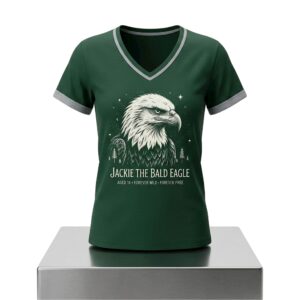 Jackie The Bald Eagle Aged 14 Forever Wild Forever Free Shirt 2