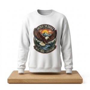 Jackie The Eagle Wild Free Legendary Sweatshirt 2