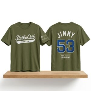 Strike Out Cancer Jimmy 53 Olive 2026 Shirt 2