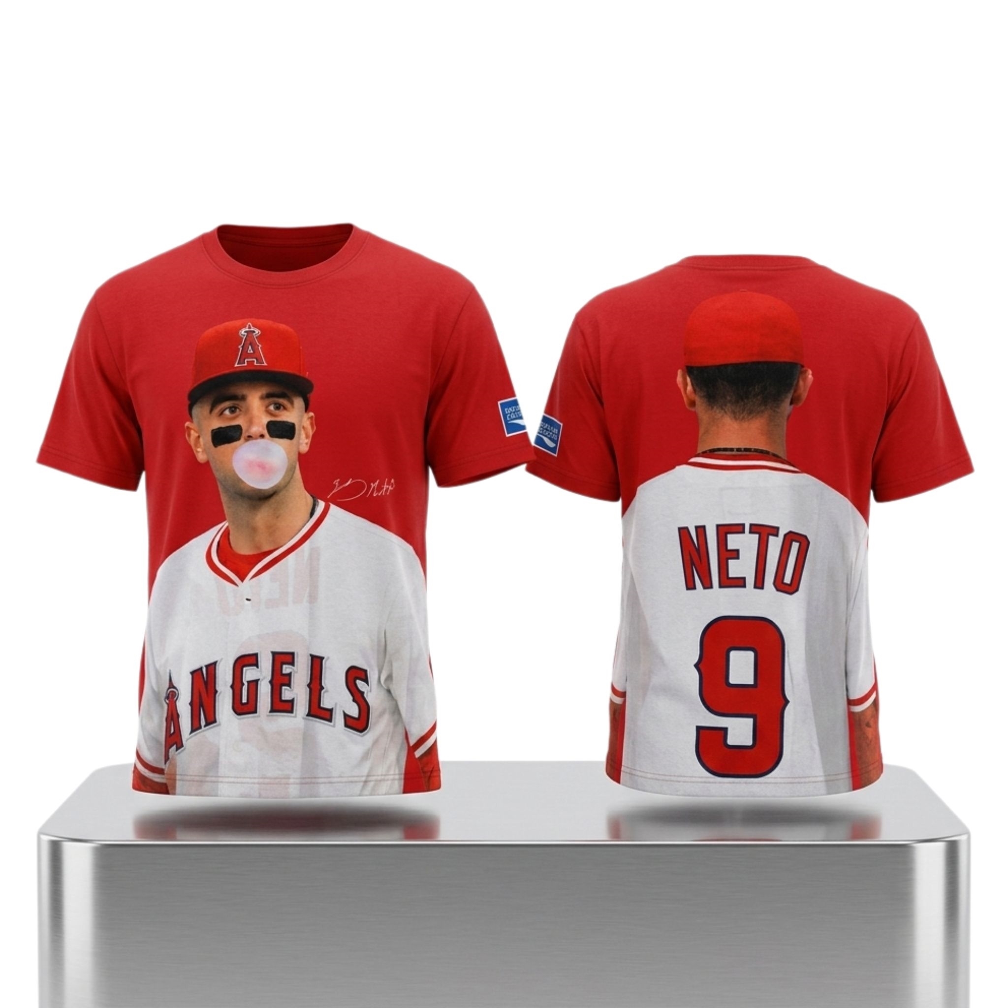 LA Angels Zach Neto 2026 Shirt Giveaway 1 LA Angels Zach Neto 2026 Shirt Giveaway 2