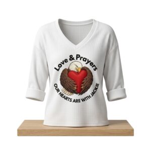 Love Prayers Our Hearts Are With Jackie Shirt 2