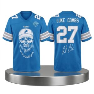 Detroit Lions Luke Combs My Kinda Saturday Night Tour 2027 Jersey