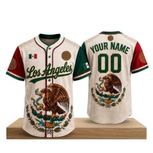Los Angeles Mexican Heritage 2026 Baseball Jersey 2