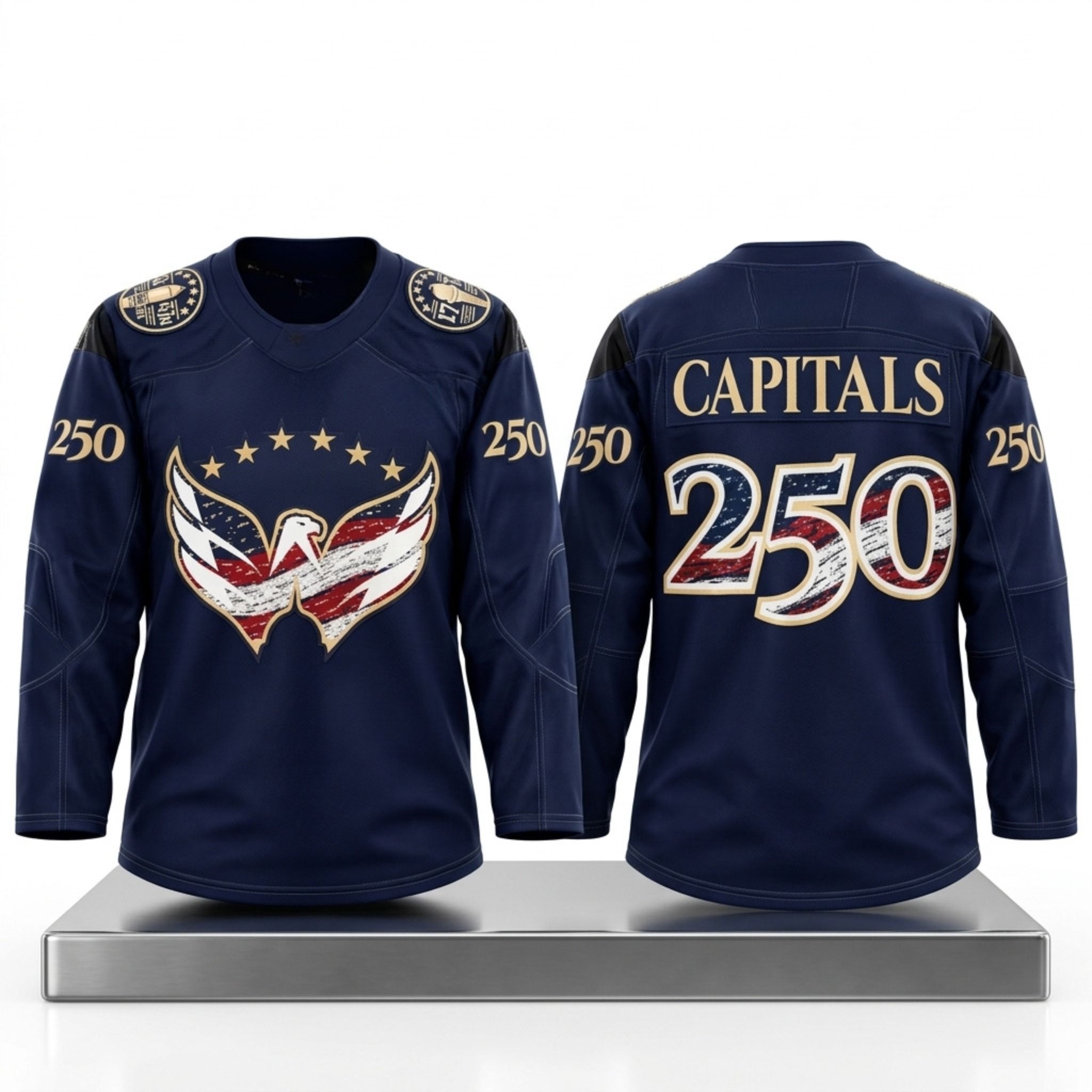 2026 Capitals 250th Anniversary Hockey Jersey 1 2026 Capitals 250th Anniversary Hockey Jersey 1