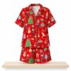 2026 Christmas Nutcracker Satin Pajama Set 2