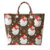 2026 Christmas Retro Vintage Santa Leopard Tote Bag 5 2026 Christmas Retro Vintage Santa Leopard Tote Bag 2