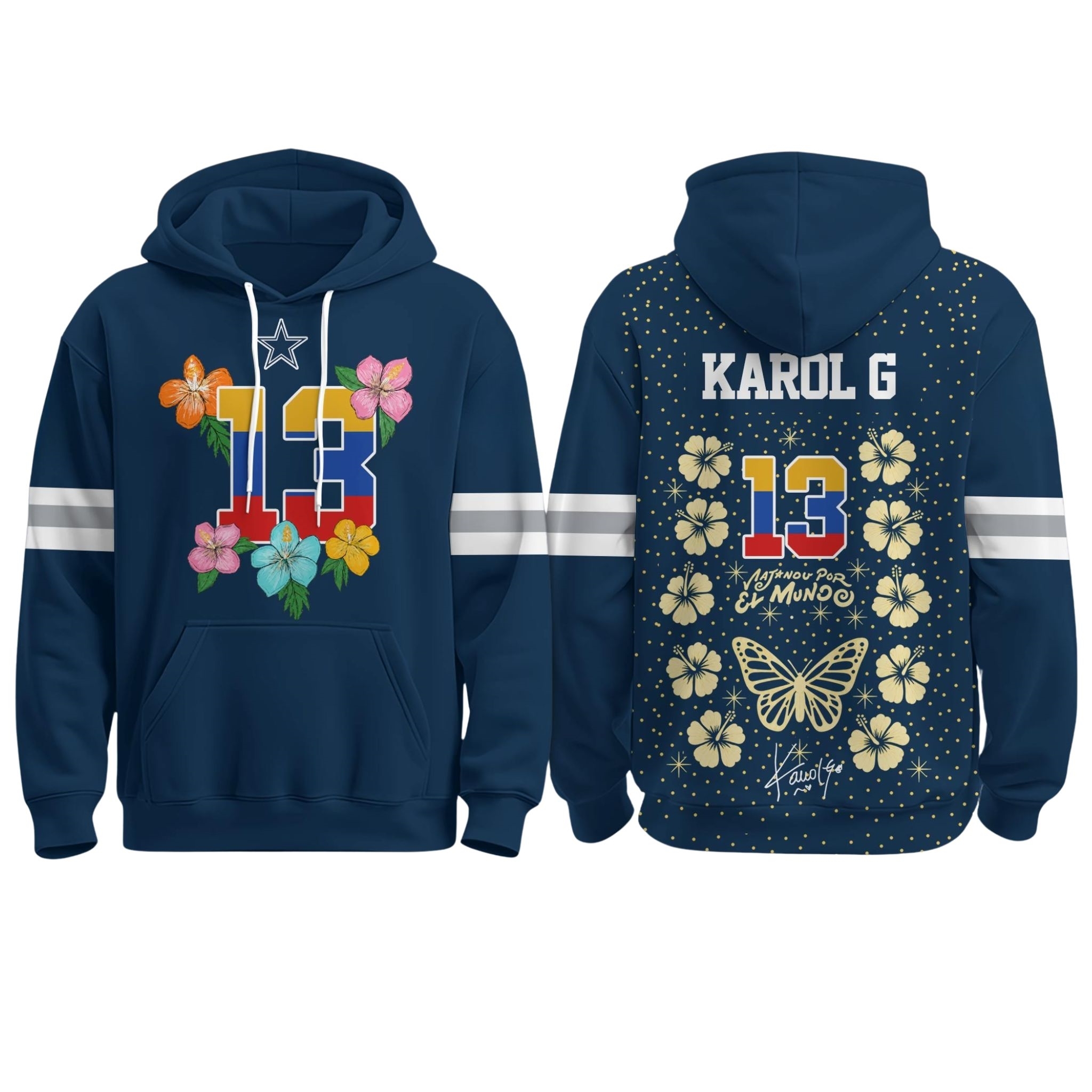 2026 Cowboys Karol G x Tropitour Hoodie 1 2026 Cowboys Karol G x Tropitour Hoodie 2