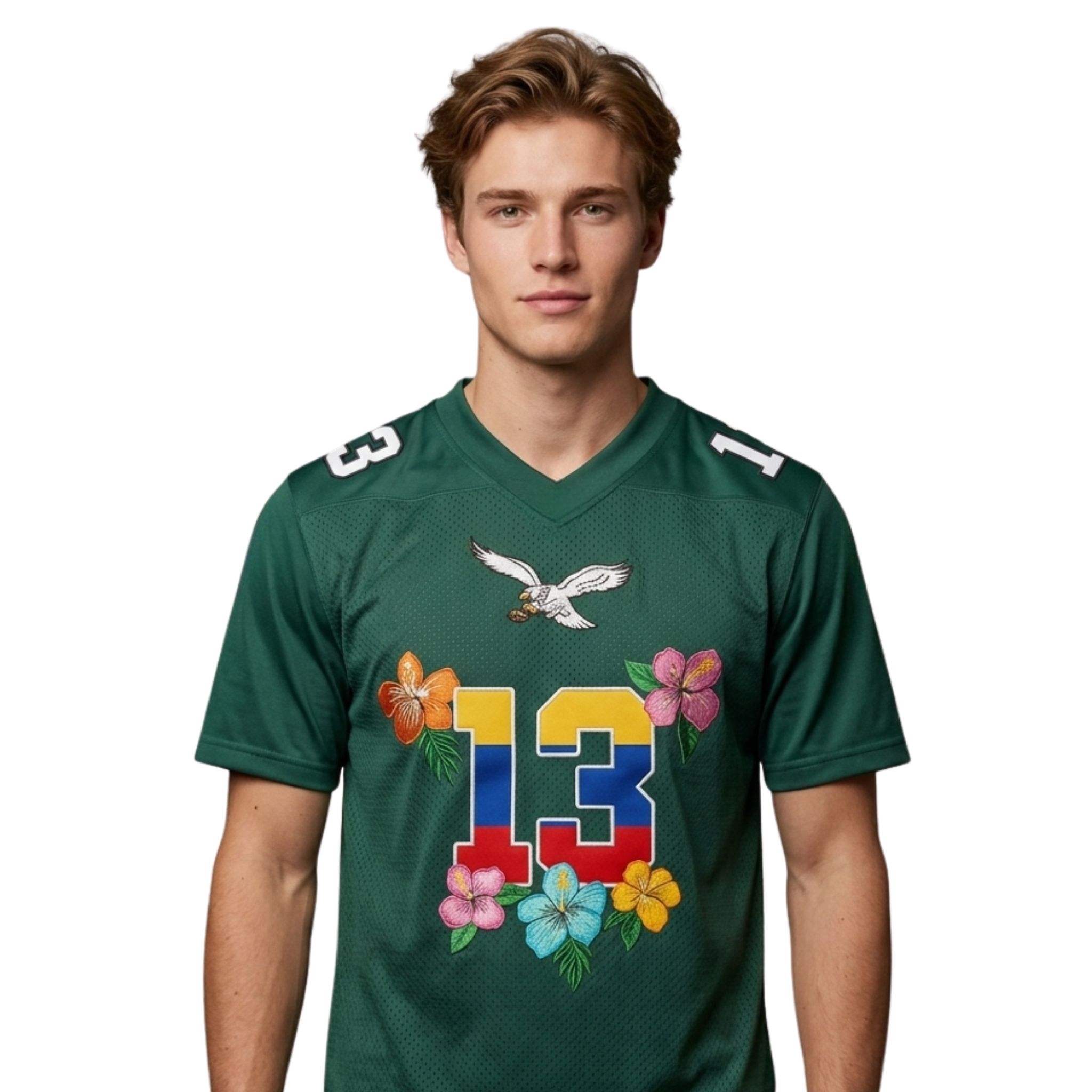 2026 Eagles Karol G x Tropitour Football Jersey 2026 Eagles Karol G x Tropitour Football Jersey