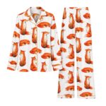 2026 Fall Fox Satin Pajama Set