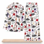 2026 Halloween Acotar Satin Pajama Set