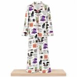 2026 Halloween Practical Magic Witches Satin Pajama Set