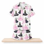 2026 Halloween Wicked Satin Pajama Set
