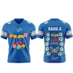 2026 Lions Karol G x Tropitour  Football Jersey