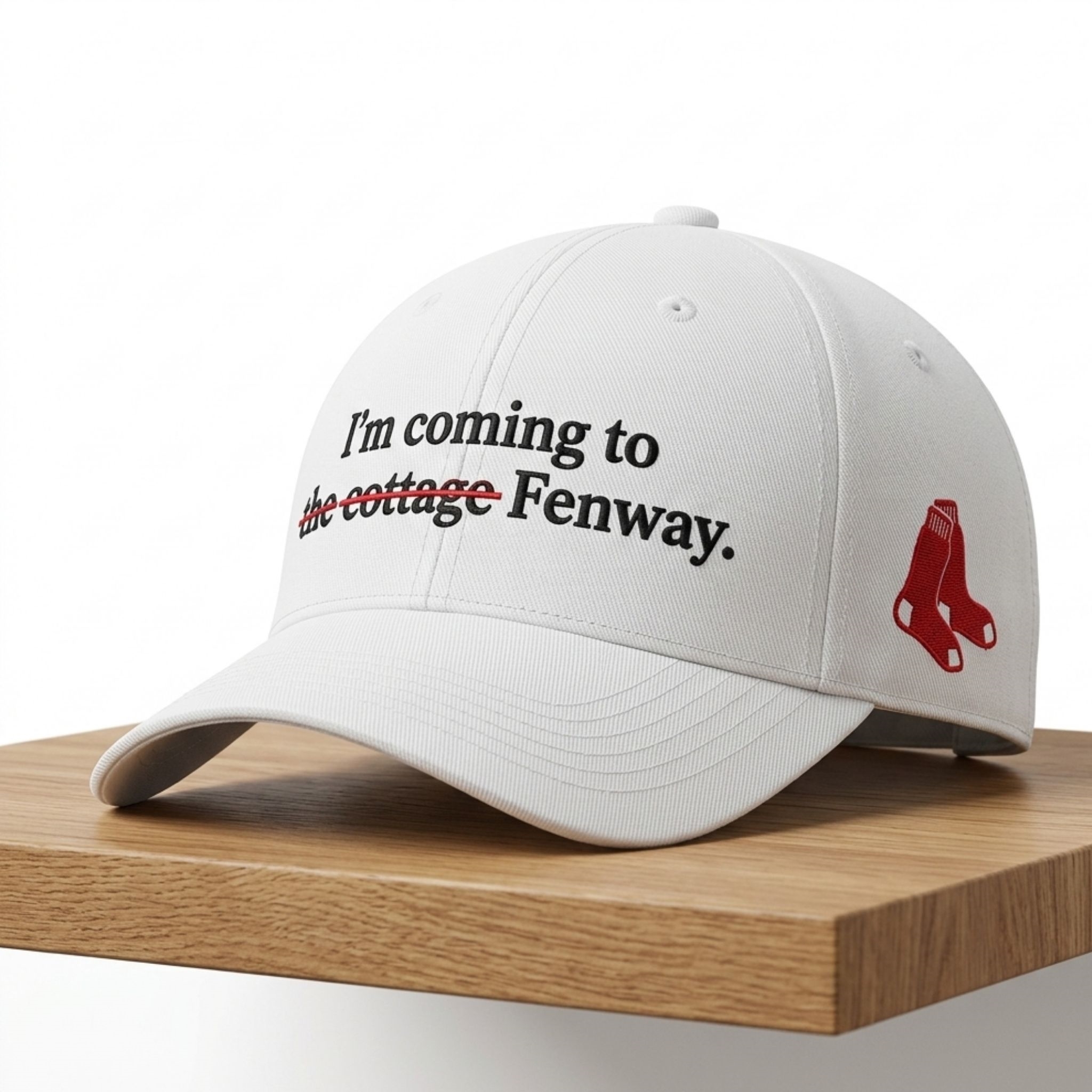 2026 Red Sox I'm Coming To The Cottage Fenway Hat 1 2026 Red Sox Im Coming To The Cottage Fenway Hat 2
