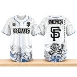 2026 SF Giants x One Piece Night Gear 5 Baseball Jersey
