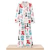 2026 White Christmas Satin Pajama Set 2