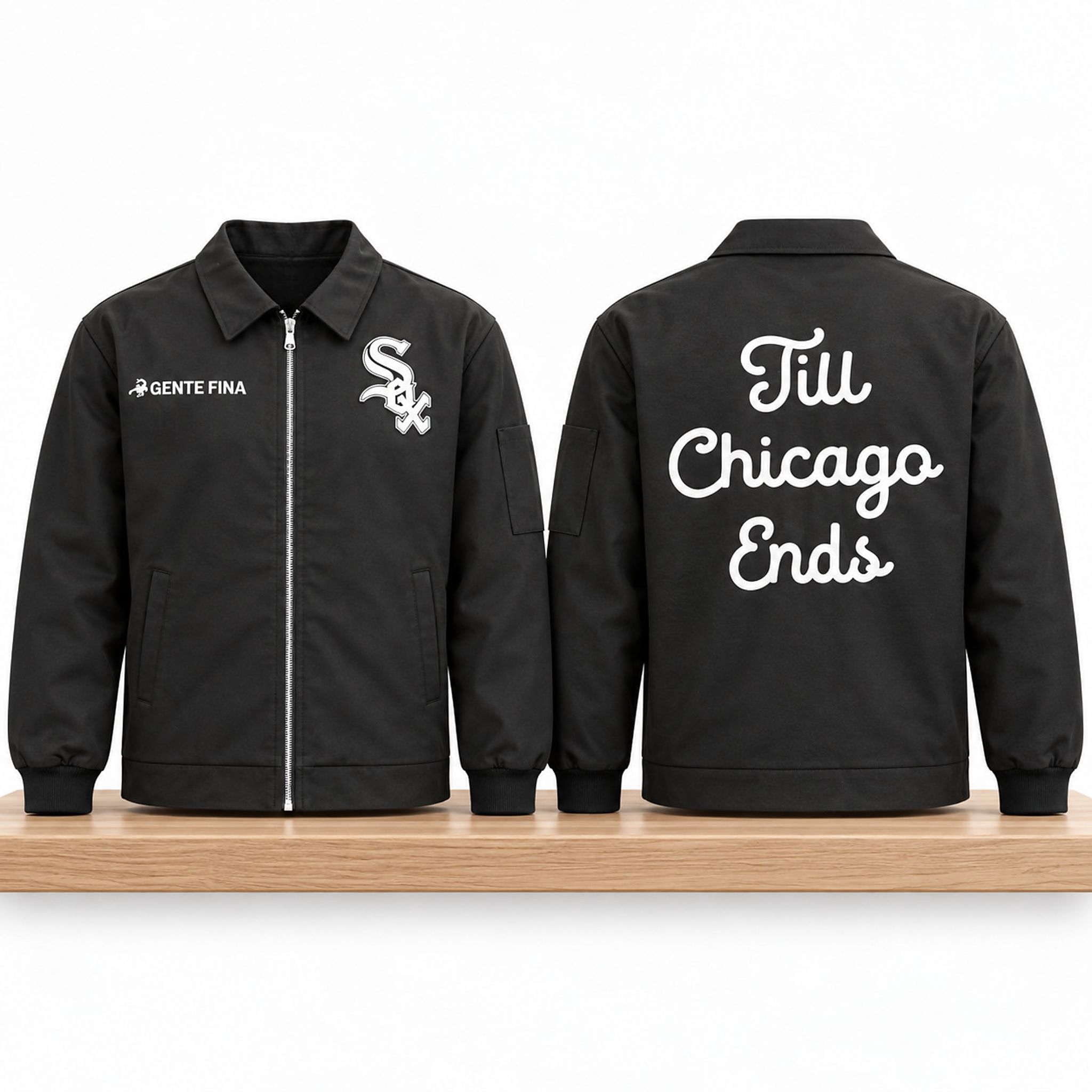 2026 White Sox x Gente Fina Mechanic Jacket 1 2026 White Sox x Gente Fina Mechanic Jacket 2