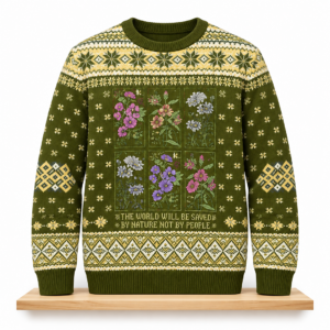 The World Will Be Saved By Nature Not By People Christmas 2026 Ugly Sweater 2