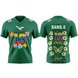 2026 Eagles Karol G x Tropitour Football Jersey 2