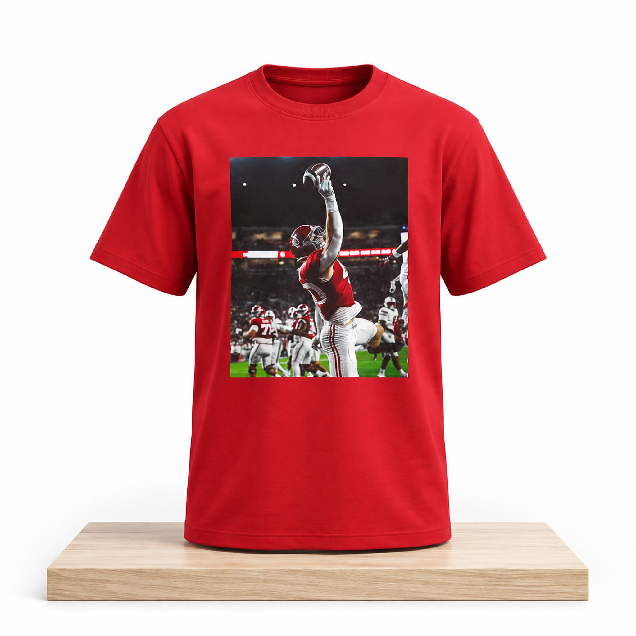 Alabama Football Josh Ford One Handed Catch Shirt 1 Alabama Football Josh Ford One Handed Catch Shirt 2