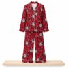 Arizona Cardinals Floral Team Pride Pajamas Set 1