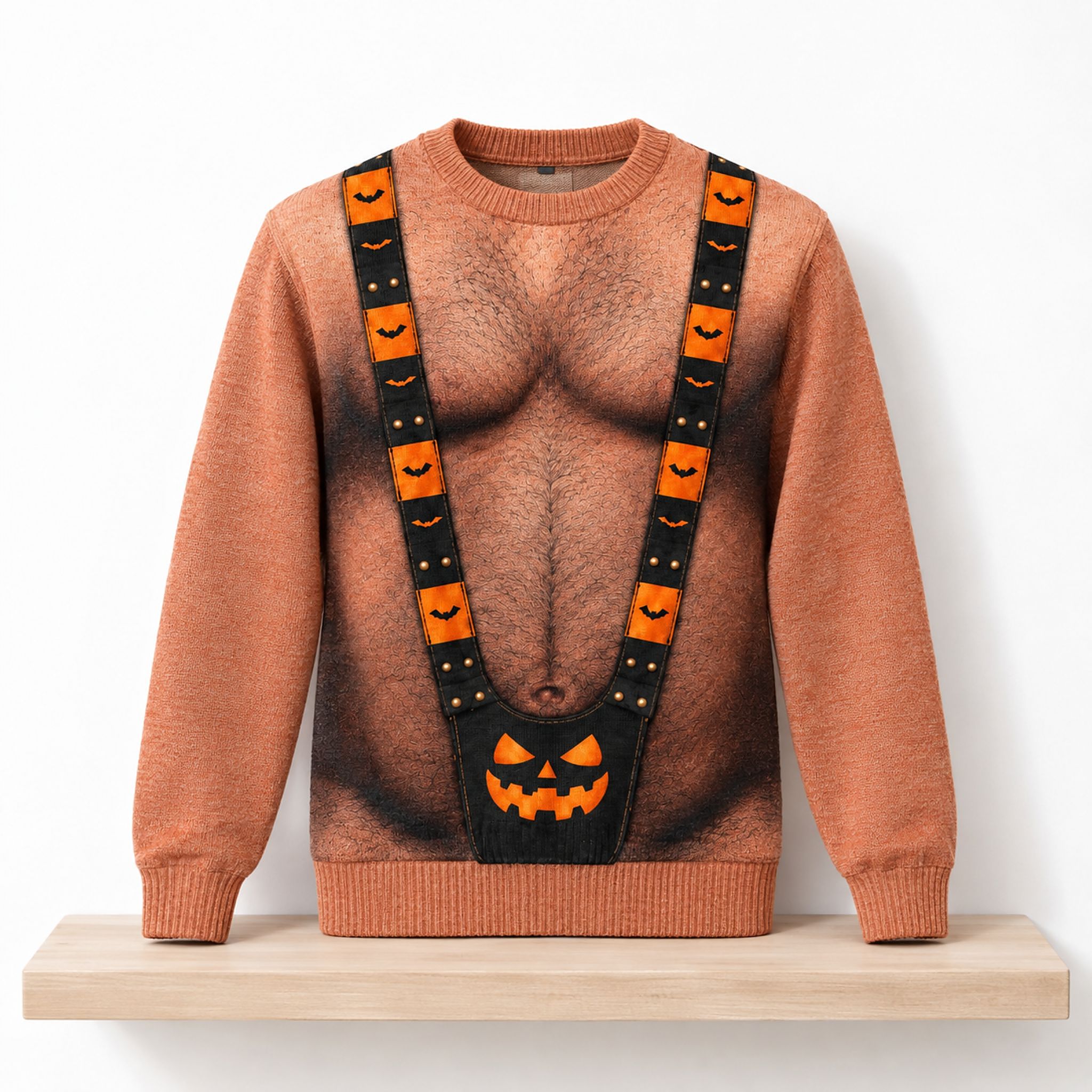 Hairy Chest Halloween 2026 Ugly Sweater 1 Hairy Chest Halloween 2026 Ugly Sweater 2