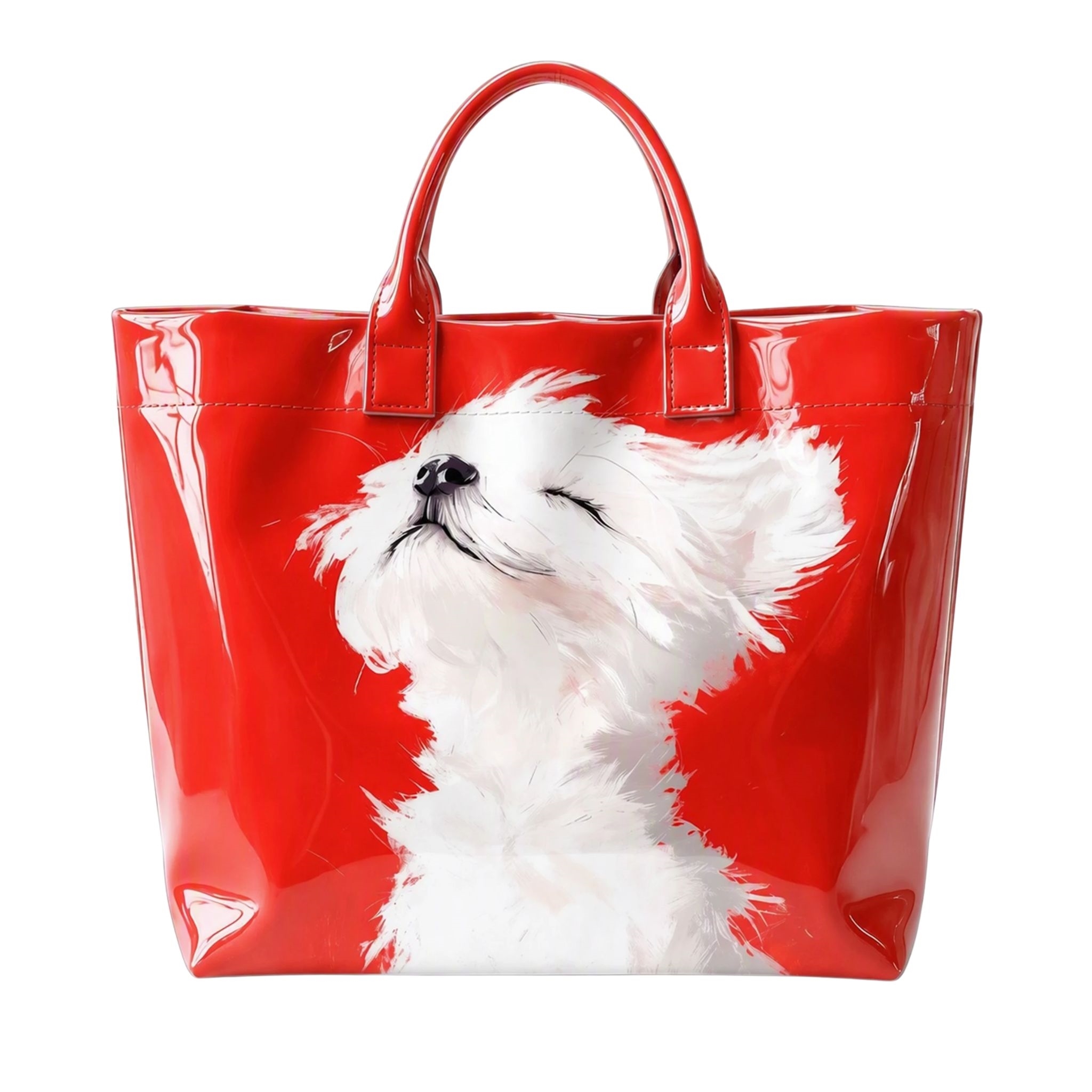 Bichon Frise Dog Tote Bag 1 Bichon Frise Dog Tote Bag 2