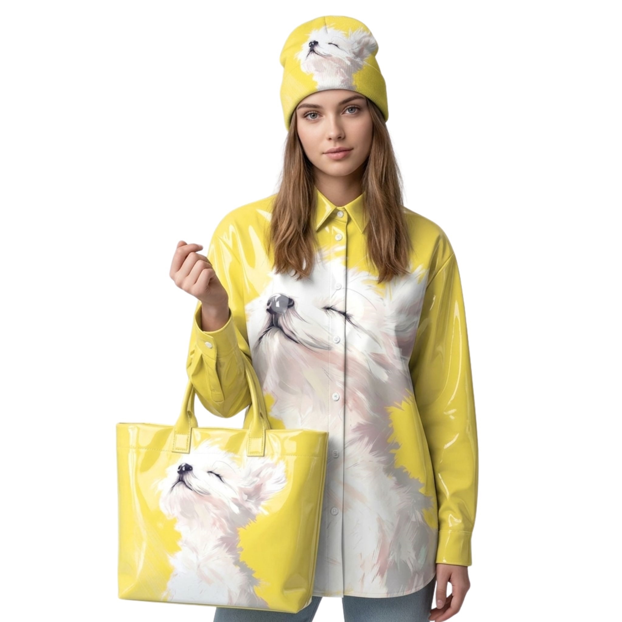 Bichon Frise Dog Tote Bag Bichon Frise Dog Tote Bag