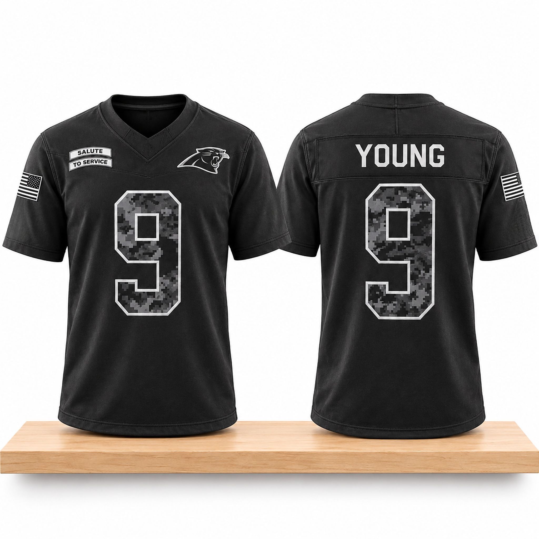 Bryce Young Panthers Salute to Service 2026 Jersey 1 Bryce Young Panthers Salute to Service 2026 Jersey 1