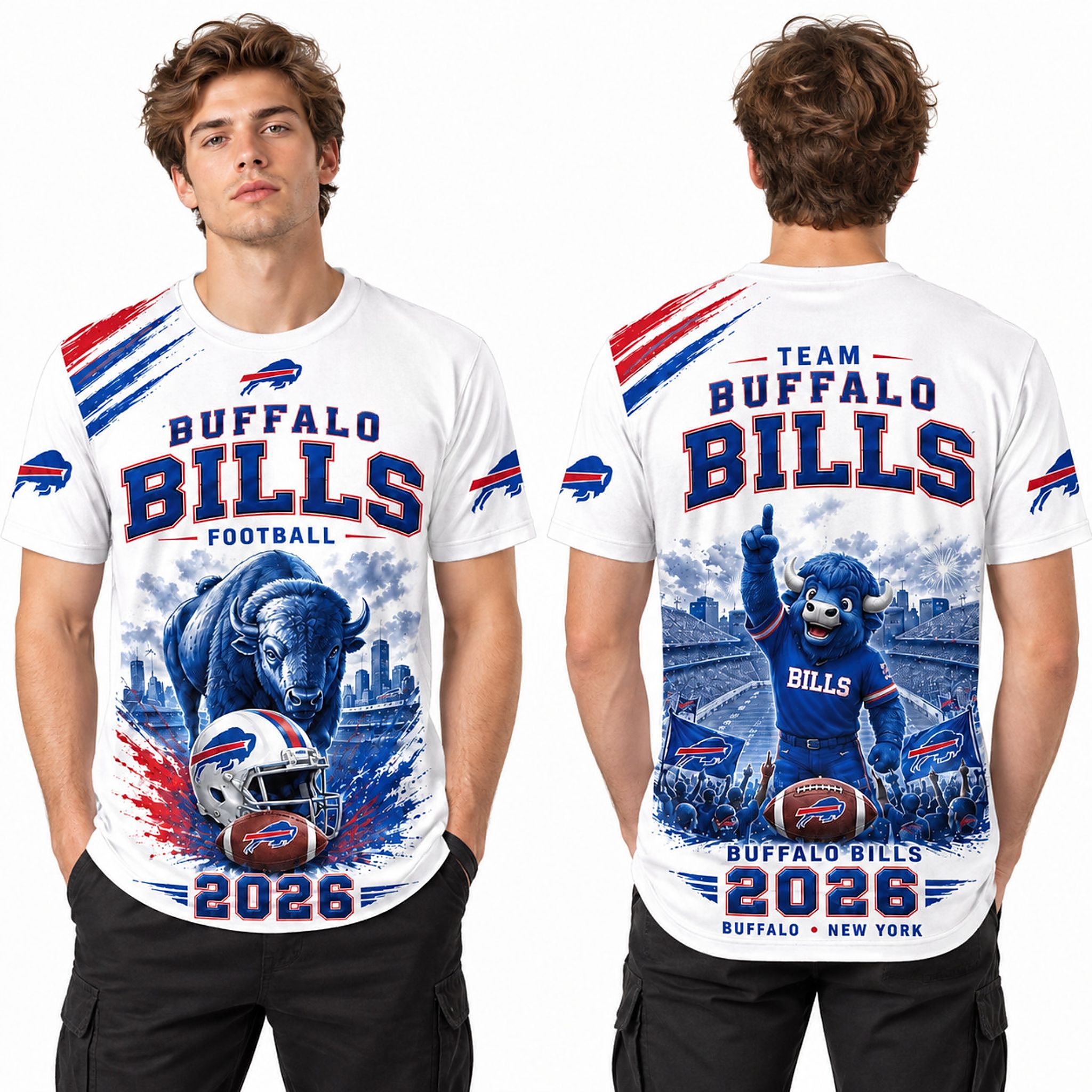 Buffalo Bills Team Mascot 2026 Shirt 2 Buffalo Bills Team Mascot 2026 Shirt 2