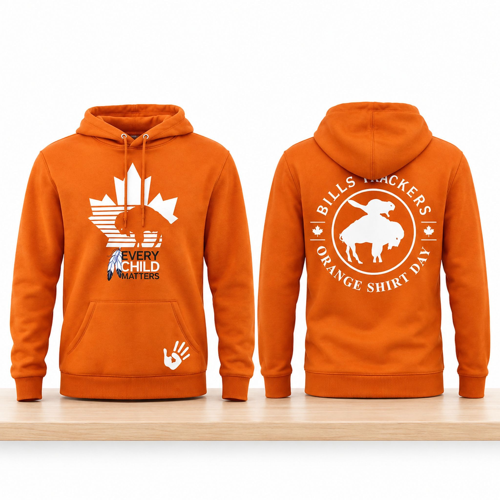 Buffalo Bills x Canada Orange Shirt Day Every Child is Master 2026 Hoodie 1 Buffalo Bills x Canada Orange Shirt Day Every Child is Master 2026 Hoodie 2