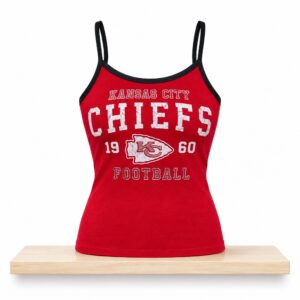 Taylor Swift KC Chiefs 1960 Football Vintage Red Cami Tank Top Shirt 1