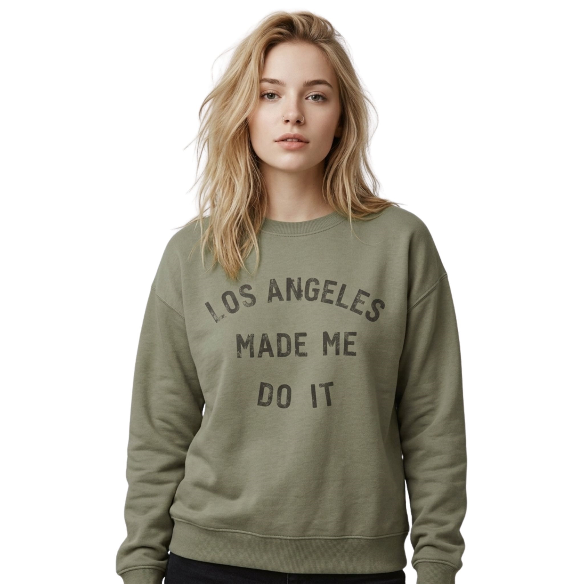 Catherine Hickman Los Angeles Made Me Do It Sweatshirt Catherine Hickman Los Angeles Made Me Do It Sweatshirt