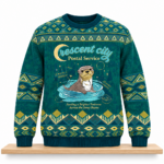 Crescent City Postal Service Otter Christmas 2026 Ugly Sweater
