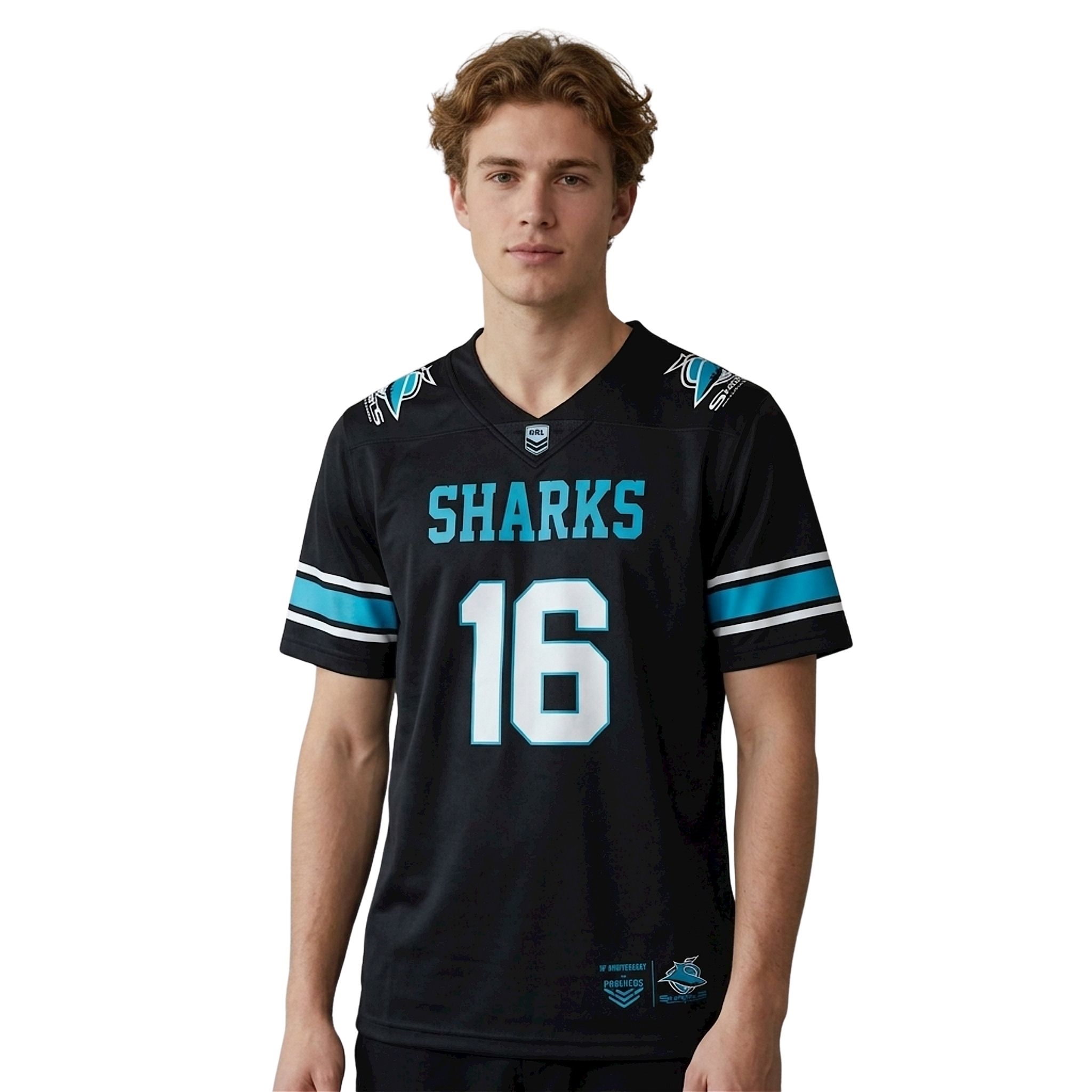 Cronulla Sharks Premiers Anniversary Range 2026 Football Jersey Cronulla Sharks Premiers Anniversary Range 2026 Football Jersey
