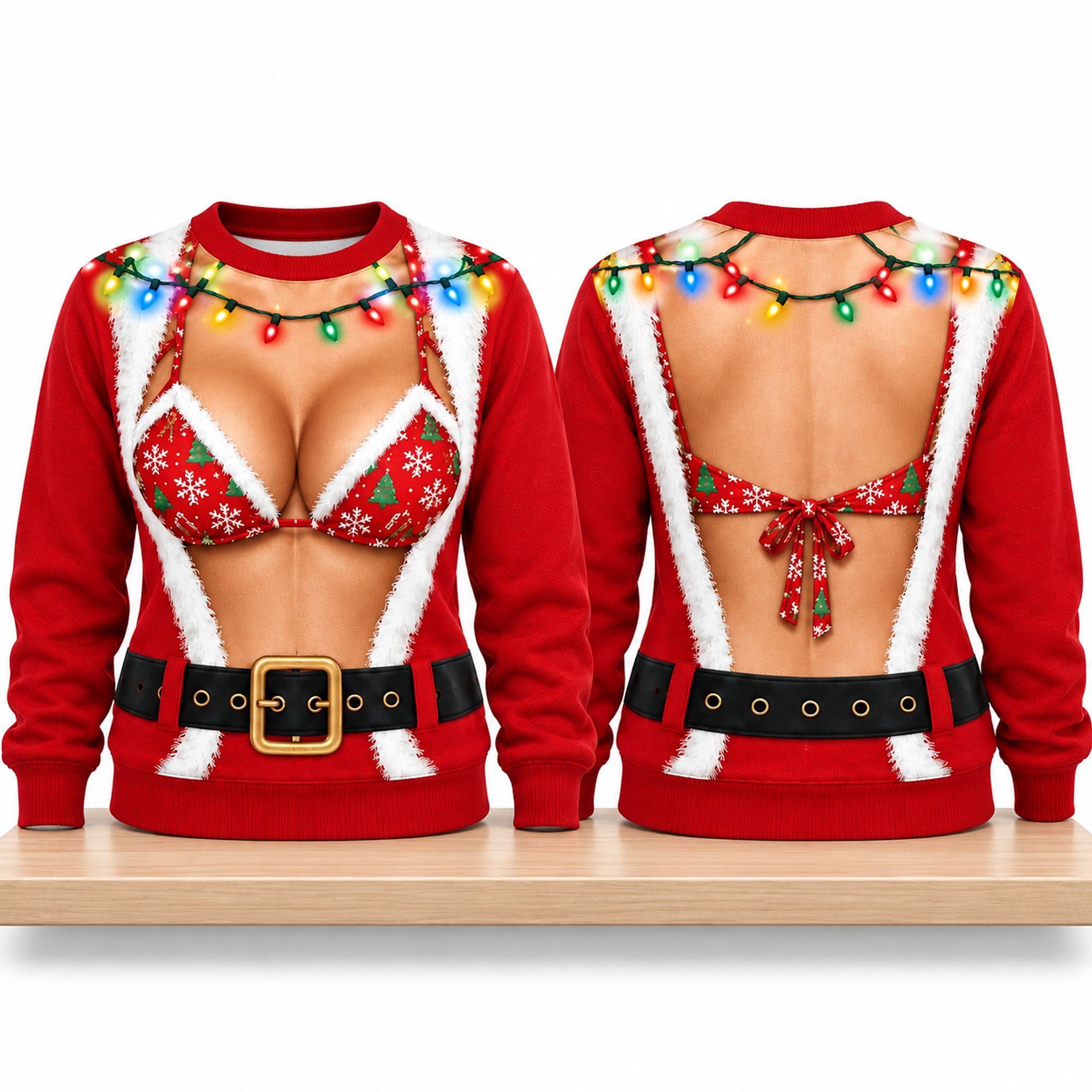 Fake Bikini Christmas 2026 Ugly Sweater 1 Fake Bikini Christmas 2026 Ugly Sweater 2