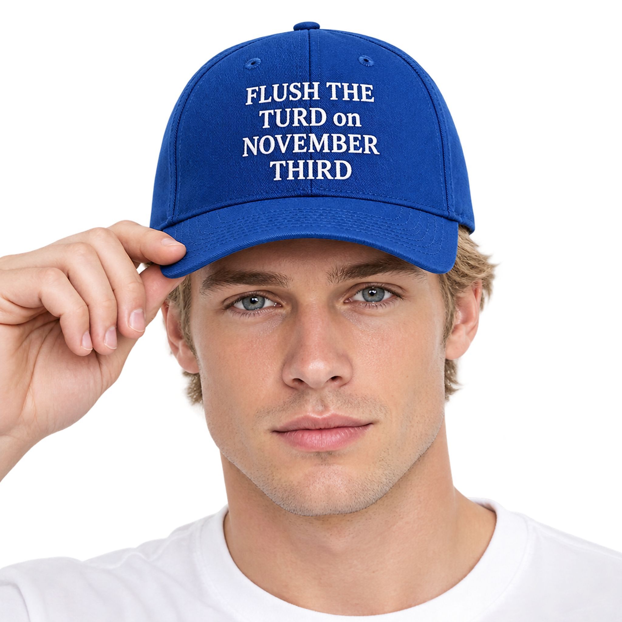 Flush The Turd On November Third Hat Flush The Turd On November Third Hat