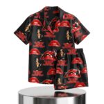 Frank N Furter Rocky Horror Picture Show Silky Satin Pajama Set