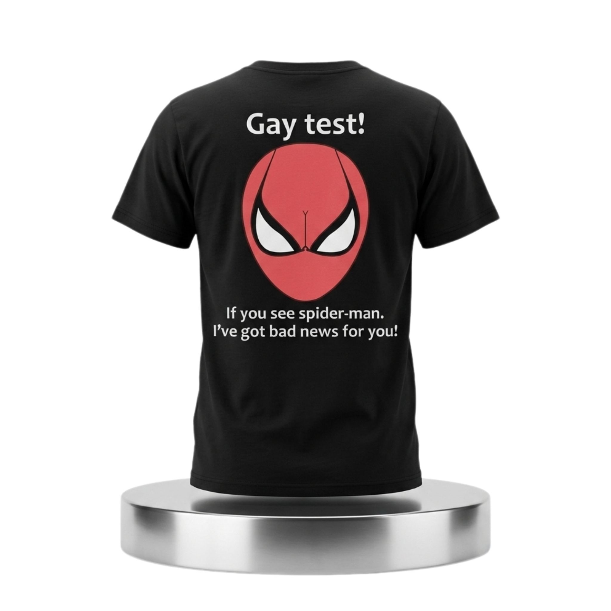 Gay Test If You See Spider Man I’ve Got Bad News For You Shirt 1 Gay Test If You See Spider Man I've Got Bad News For You Shirt 1