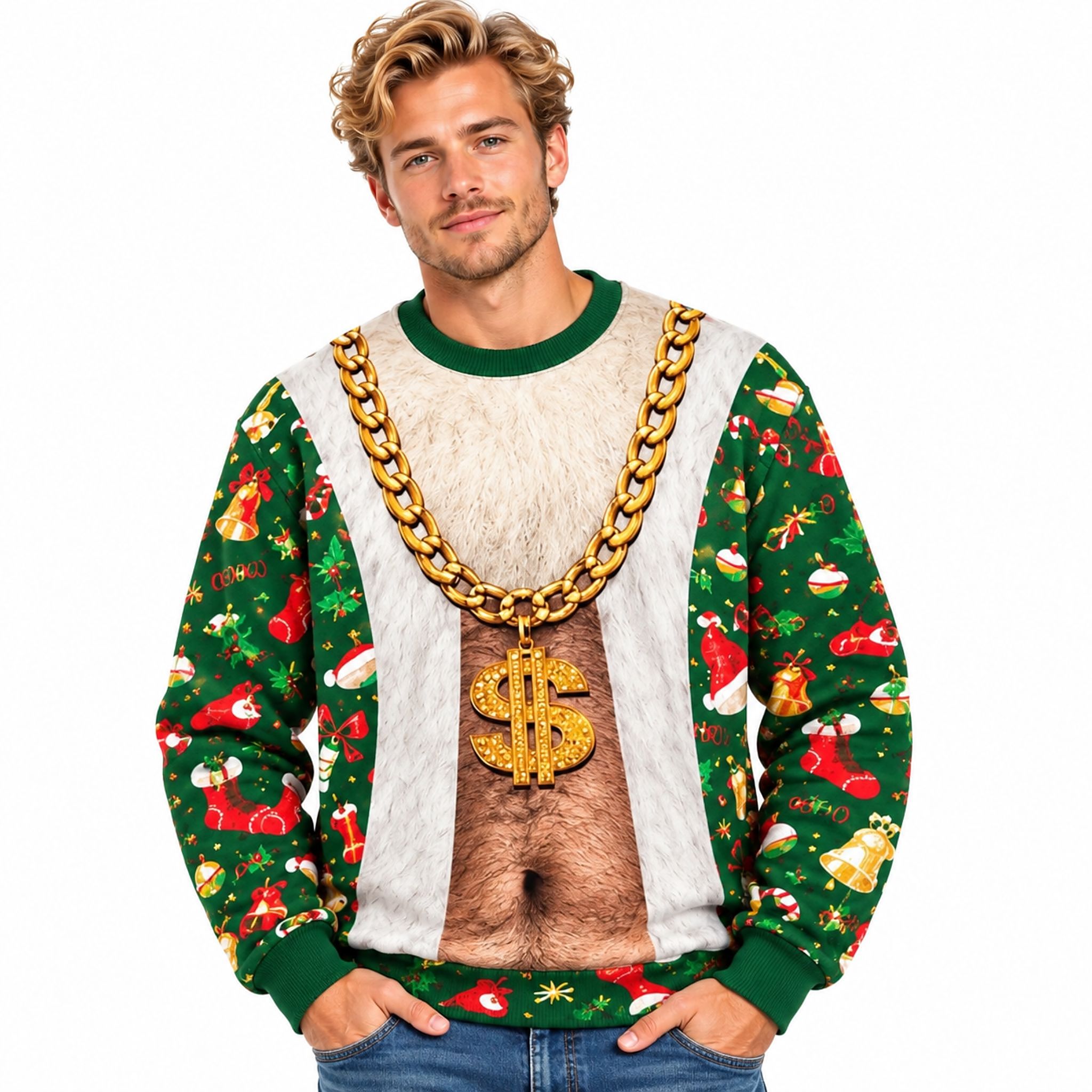 Hairy Golden Chain Christmas 2026 Ugly Sweater Hairy Golden Chain Christmas 2026 Ugly Sweater