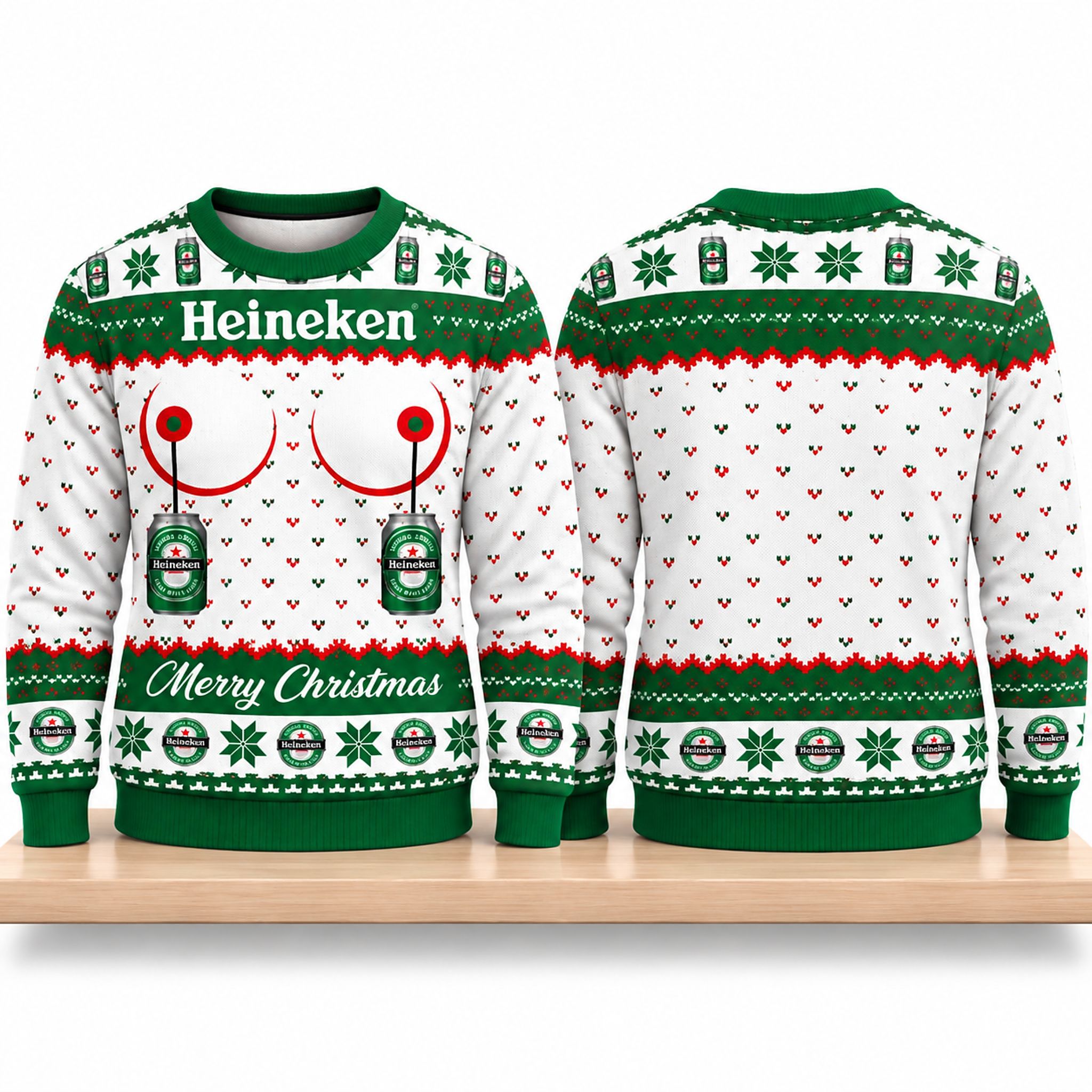 Heineken Merry Christmas 2026 Ugly Sweater 1 Heineken Merry Christmas 2026 Ugly Sweater 2