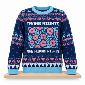 Trans Rights Are Human Rights Christmas 2026 Ugly Sweater 2